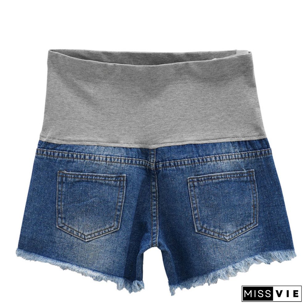 Pregnant women's Denim Shorts Summer Pregnant Casual Short For Women Pregnacy Shorts