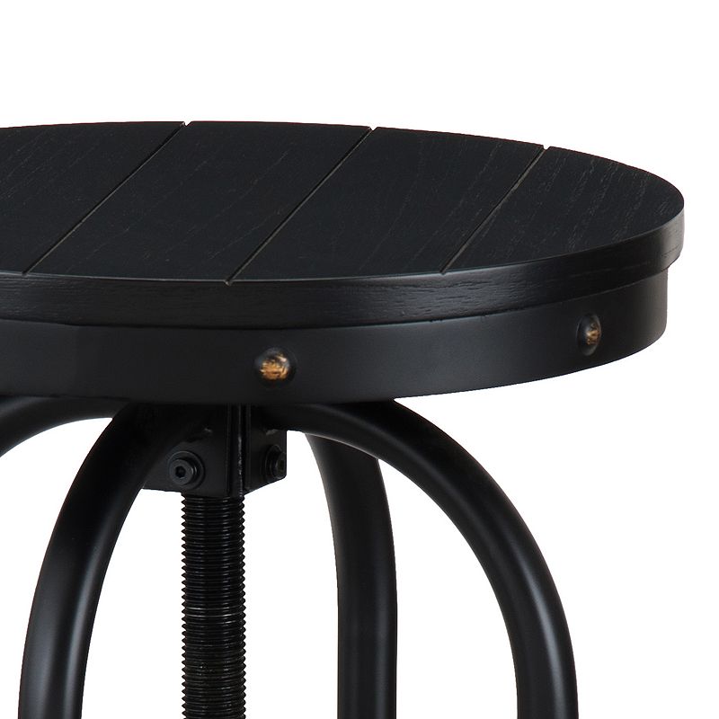 Southern Enterprises Round Adjustable-Height Stool