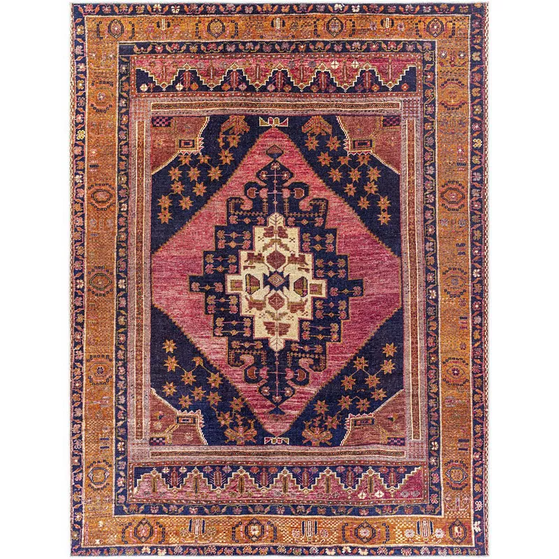 Western Springs Traditional Washable Area Rug