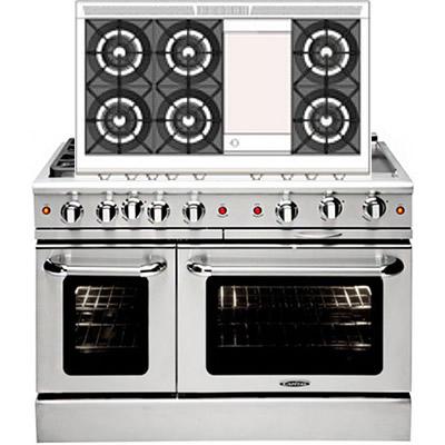 Capital 48-inch Freestanding Gas Range MCOR486G-N