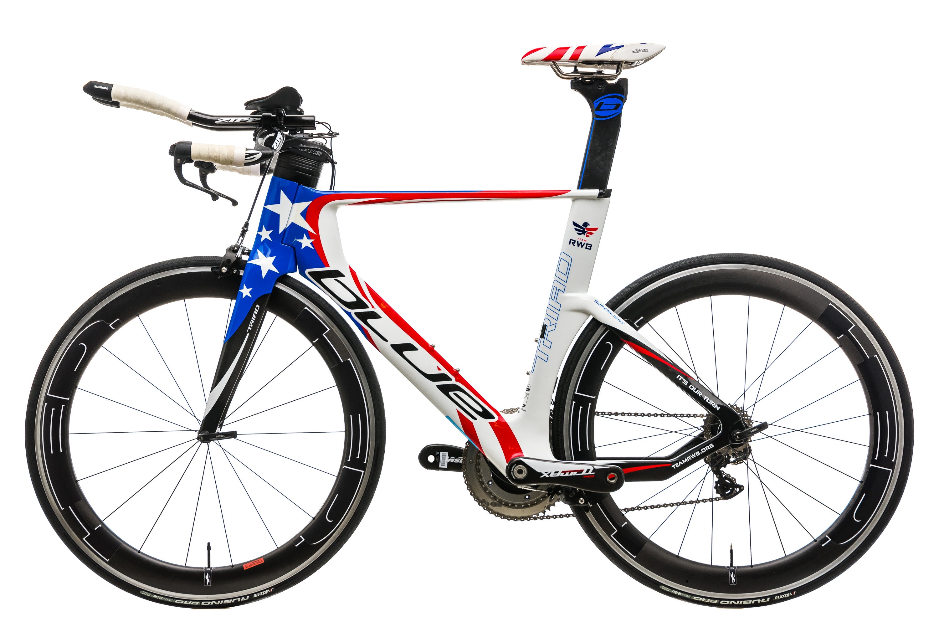Blue Team RWB Triad SL Triathlon Bike - 2015, Medium