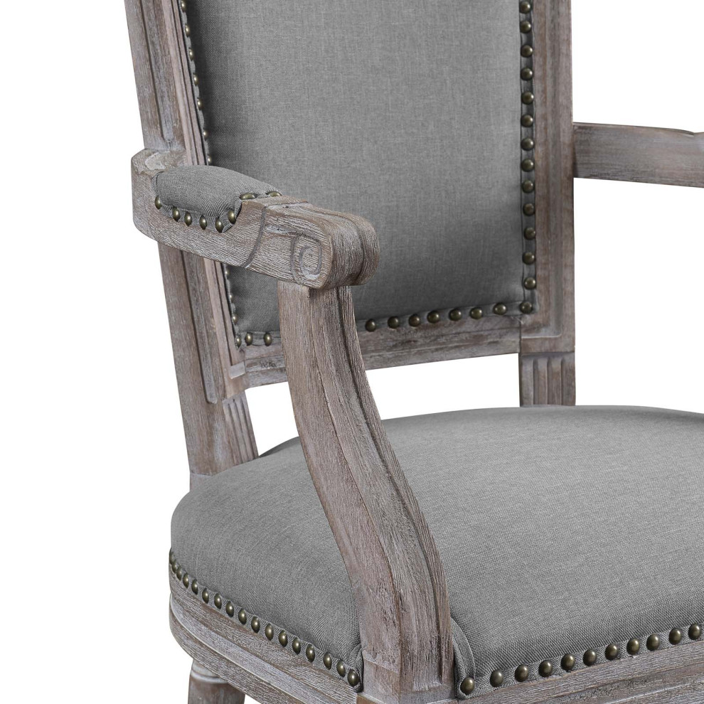 Penchant Vintage French Upholstered Fabric Dining Armchair   French Country   Dining Chairs   by Modway  Houzz