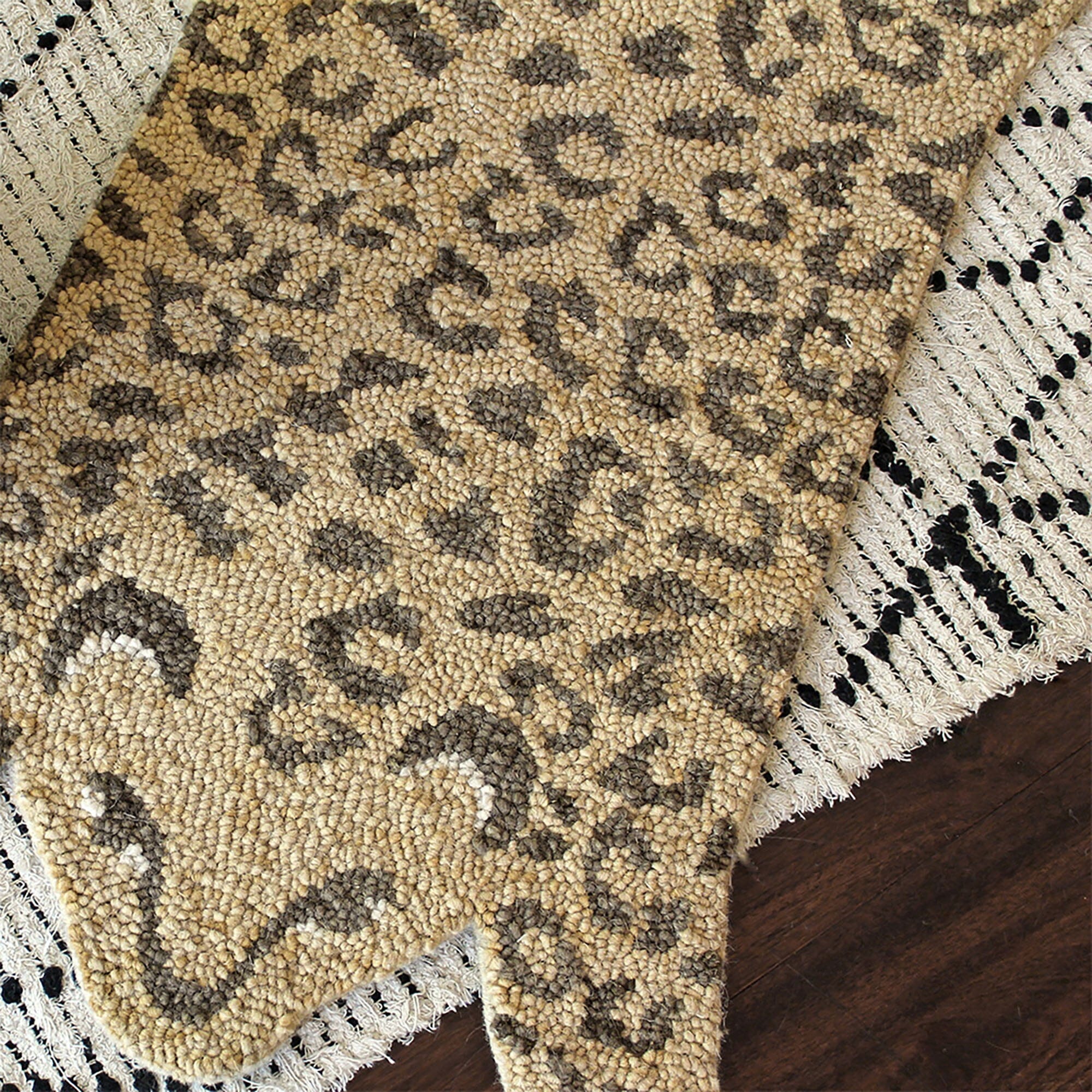 Crane Baby Leopard Shaped Rug