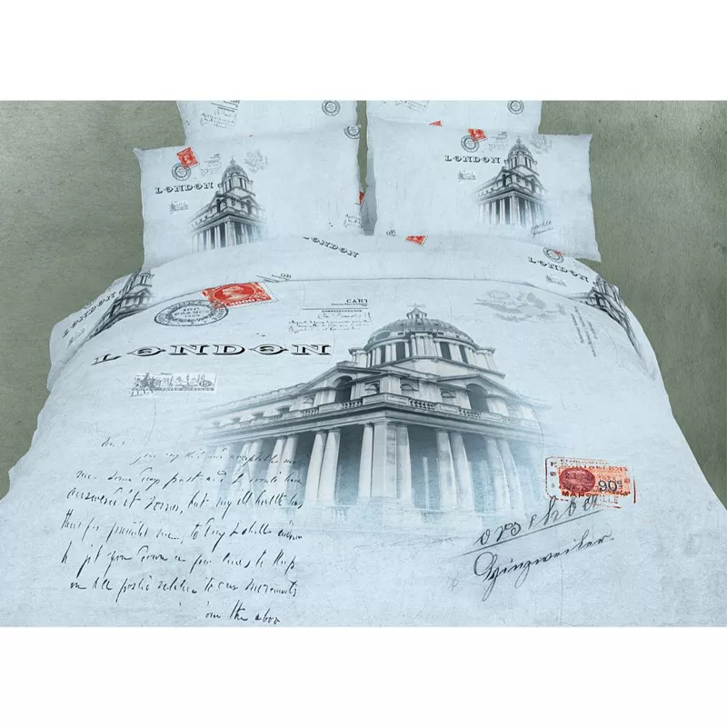 Dolce Mela Duvet Cover Sheets Set， London