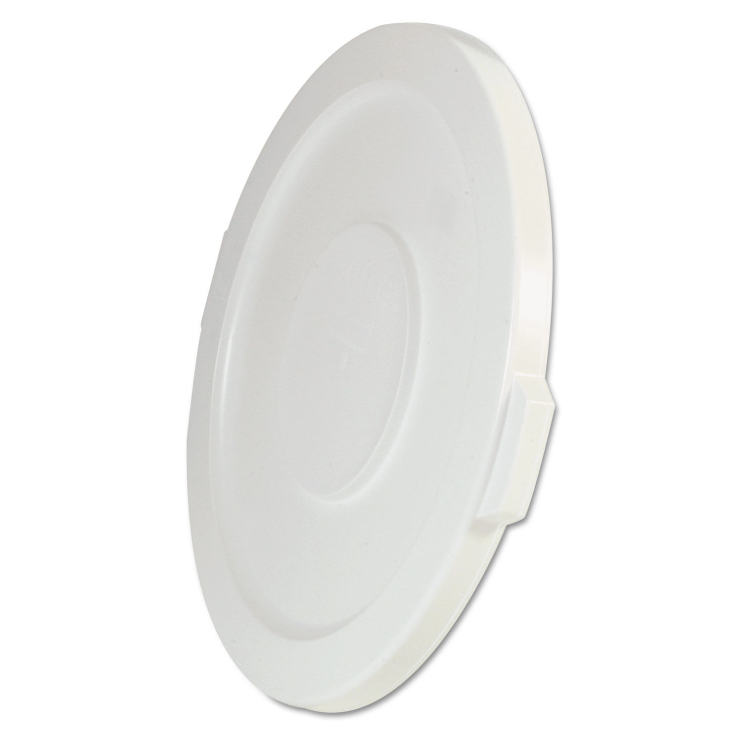 Round Flat Top Lid by Rubbermaidandreg; Commercial RCP2631WHI