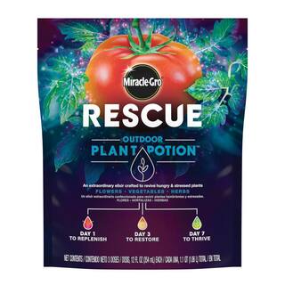 Miracle-Gro 3 oz. to 12 oz. Rescue Outdoor Plant Potion Packets 3900010