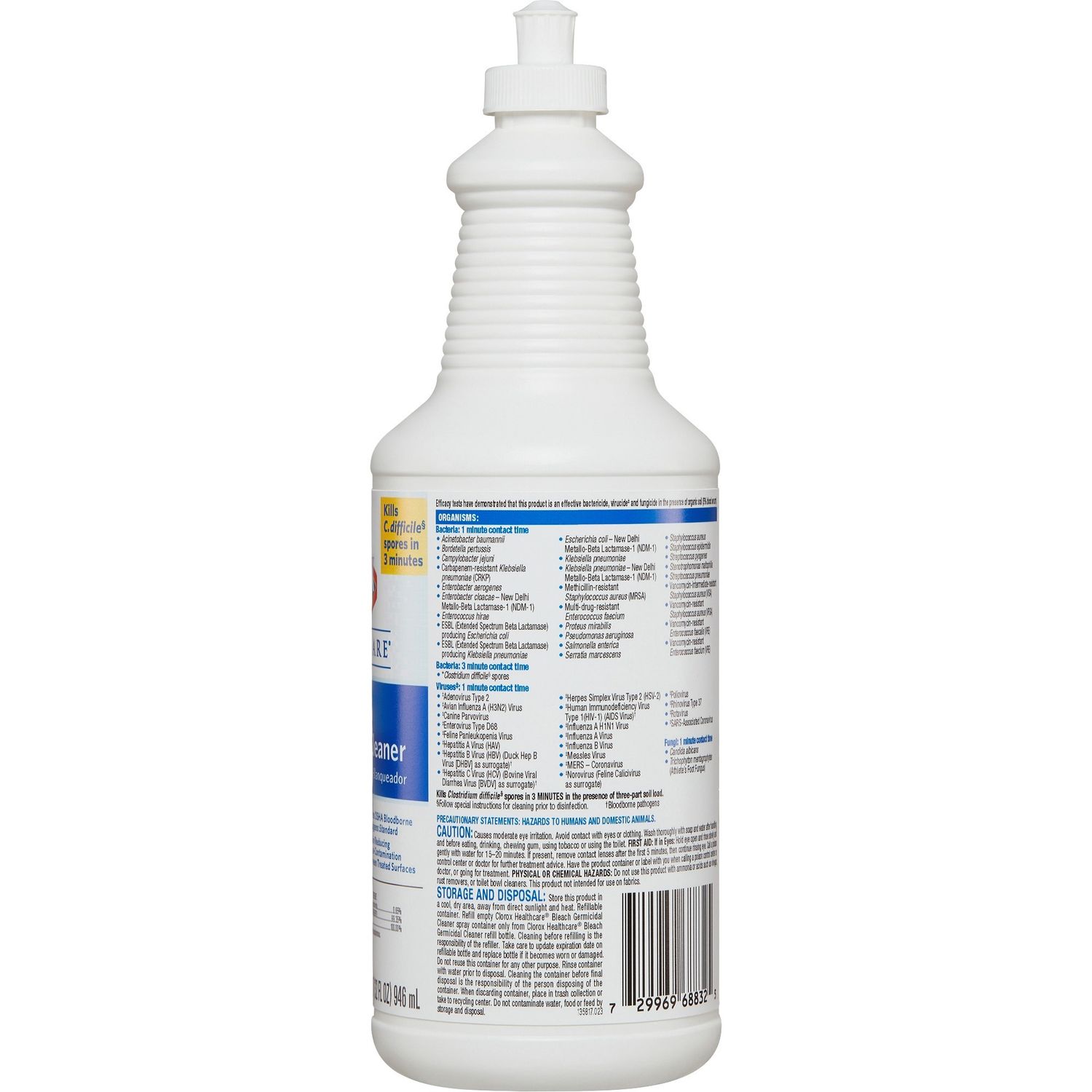 Bleach Germicidal Cleaner by The Clorox Company CLO68832CT