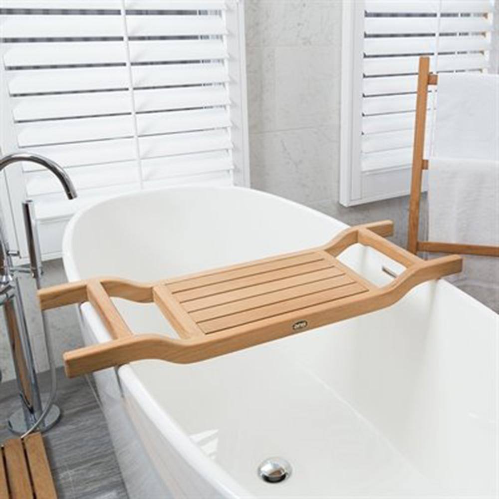 ARB Teak  Specialties 34 in. x 12.25 in. Bathtub Caddy in Natural Teak ACC537