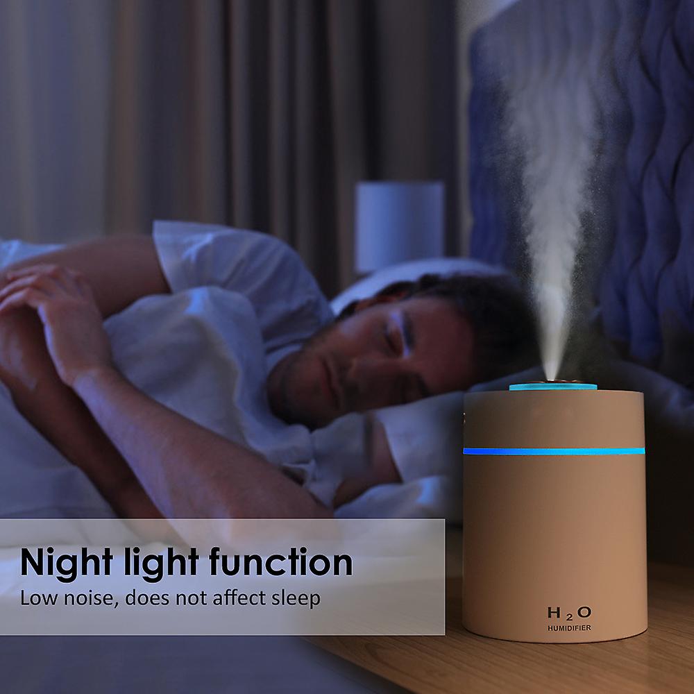 Mini Humidifier Mist Air Purifier Quite Auto Shut-off Usb Powered With Led Night Light Portable Humidifiers For Car Home Office Green