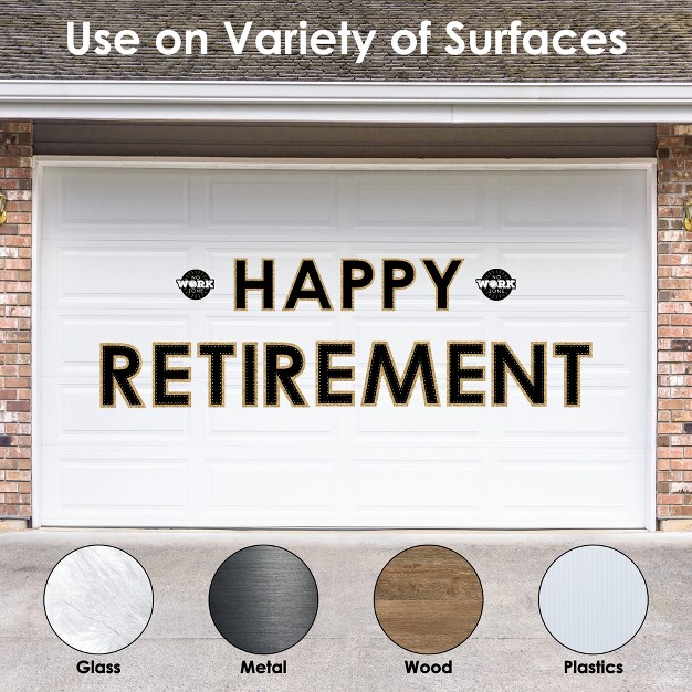 Big Dot Of Happiness Happy Retirement Peel And Stick Retirement Party Large Banner Wall Decals Happy Retirement