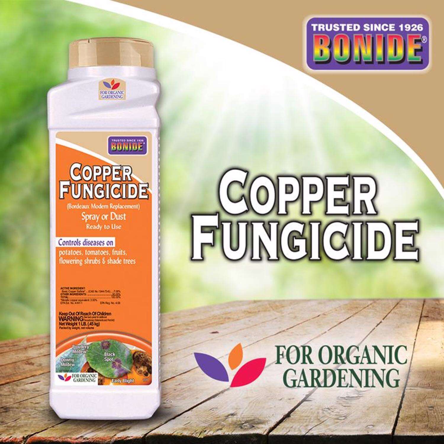 Bonide Organic Dust Copper Fungicide 1 lb