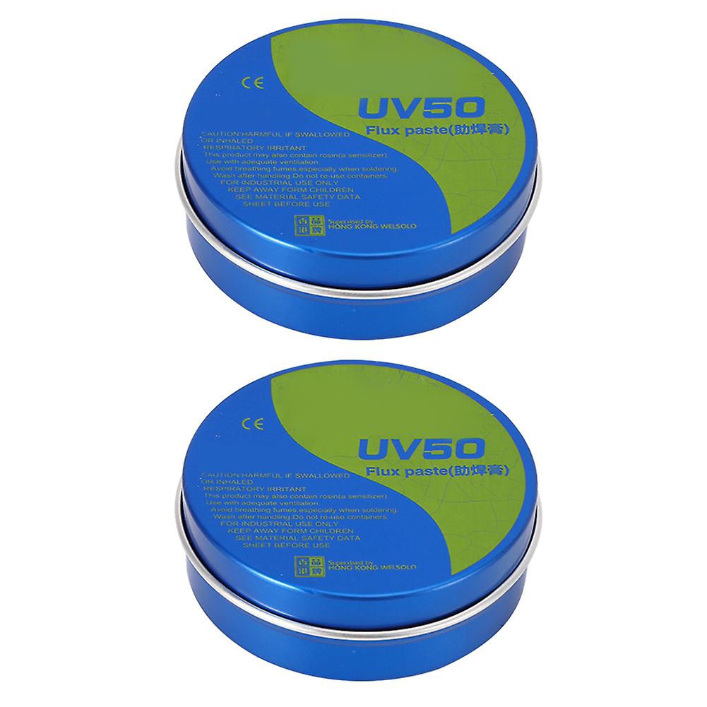 2pcs Flux Paste Leadfree Corrosionfree Solder Tin Cream Soldering Accessories Uv50