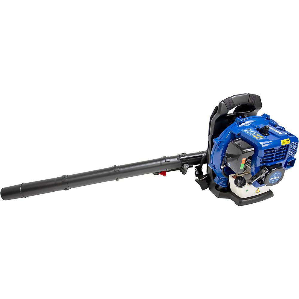 WILD BADGER POWER Super-Duty 190 MPH 550 CFM 43 cc Gas Full Crank 2-Cycle Back Pack Leaf Blower