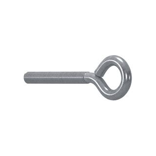 Everbilt 316 in. x 2 in. Zinc-Plated Steel Eye Bolts with Nuts (2-Pack) 816691