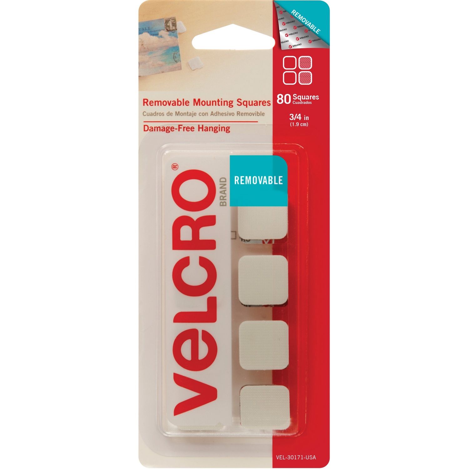 Removable Mounting Tape by Velcro Companies VEK30171