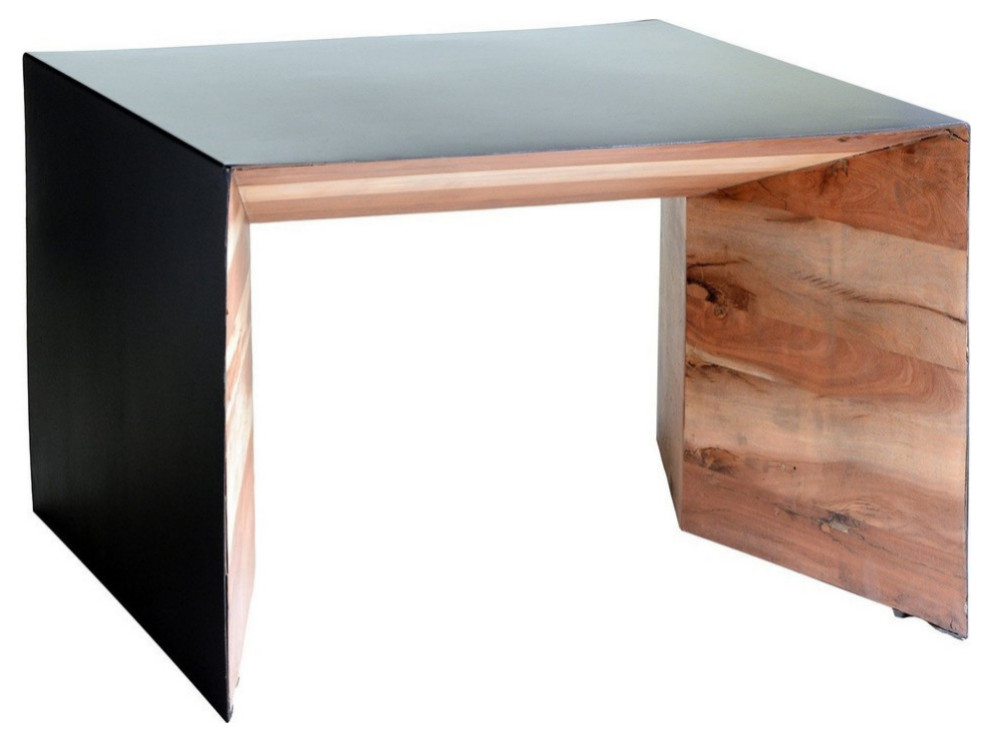 Silas Angled Side Table   Rustic   Side Tables And End Tables   by V.S.D Furniture  Houzz