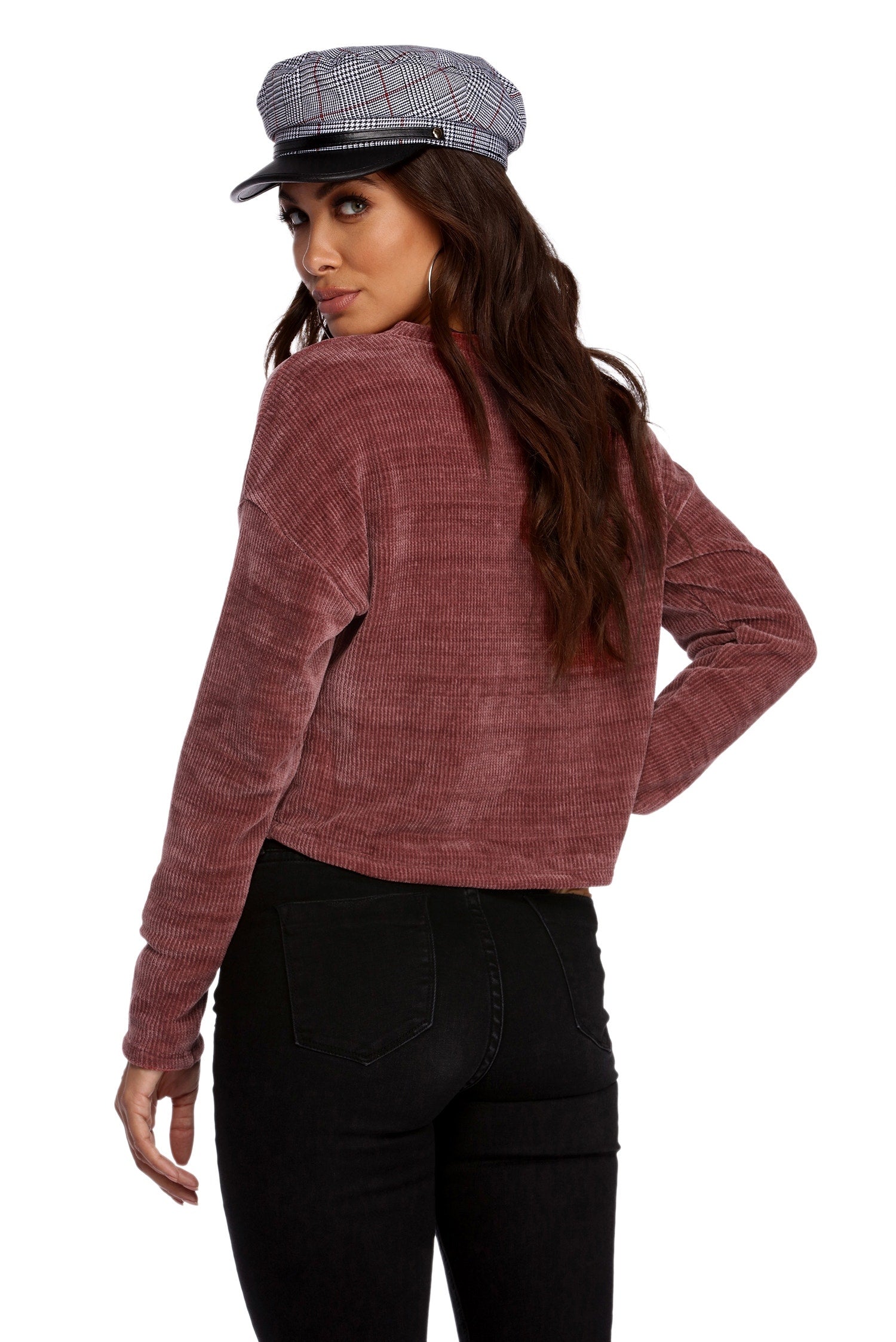 Chenille With You Pullover Top