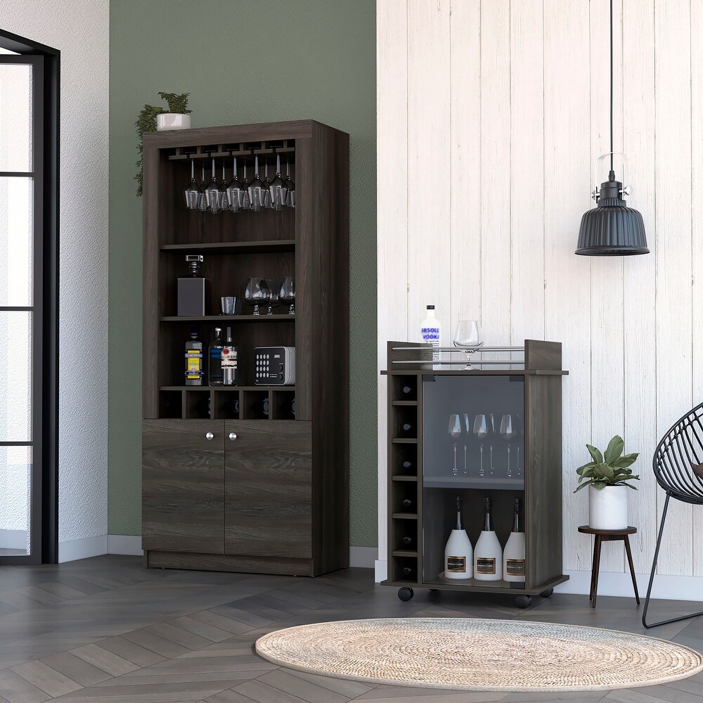 Fremont 2 Piece Living Room Set  Espresso