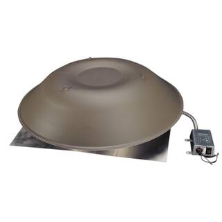 LOMANCO LomanCool 2000 800 CFM Weathered Bronze Power Attic Vent 2000WB