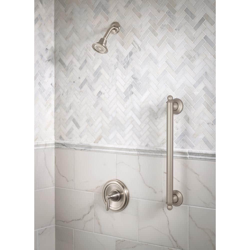 MOEN Brantford SingleHandle 1Spray PosiTemp Tub and Shower Faucet in Brushed Nickel