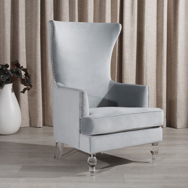 Geode Modern Wingback Chair Safavieh