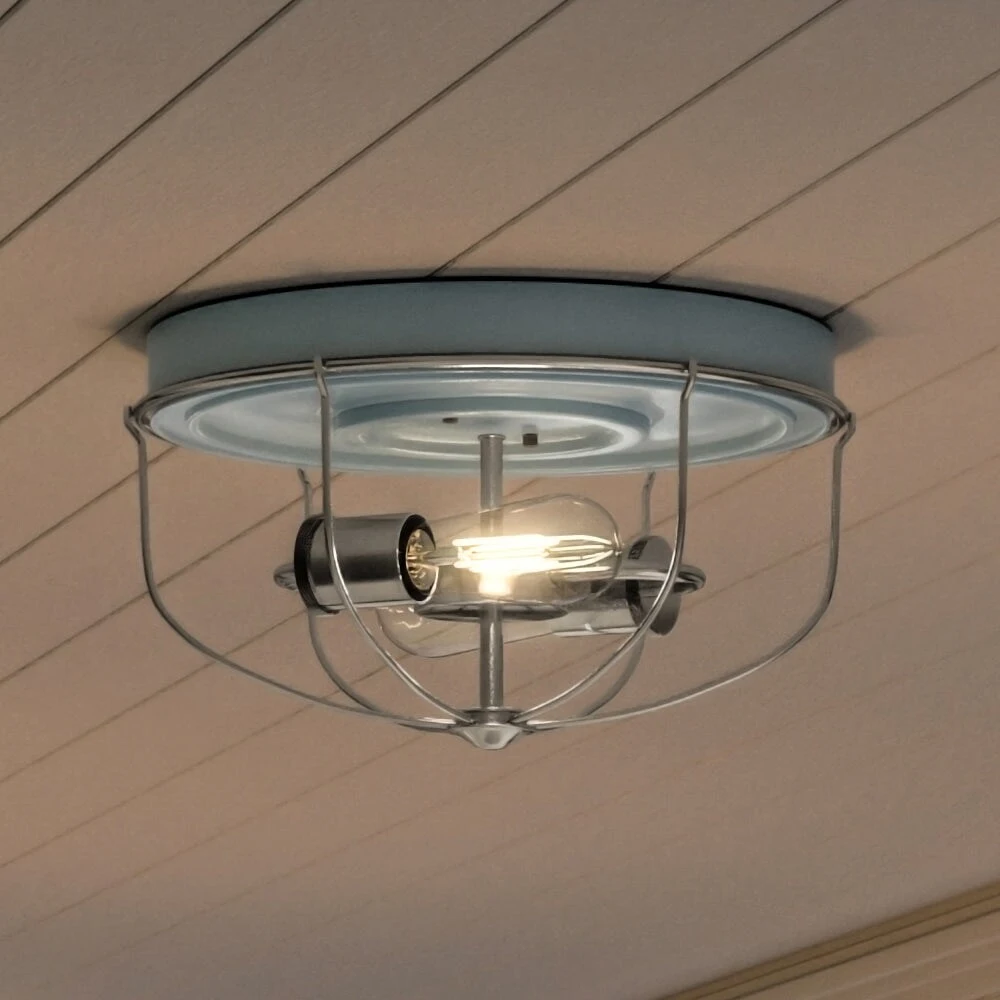 Luxury Farmhouse Outdoor Ceiling Light, 7.875