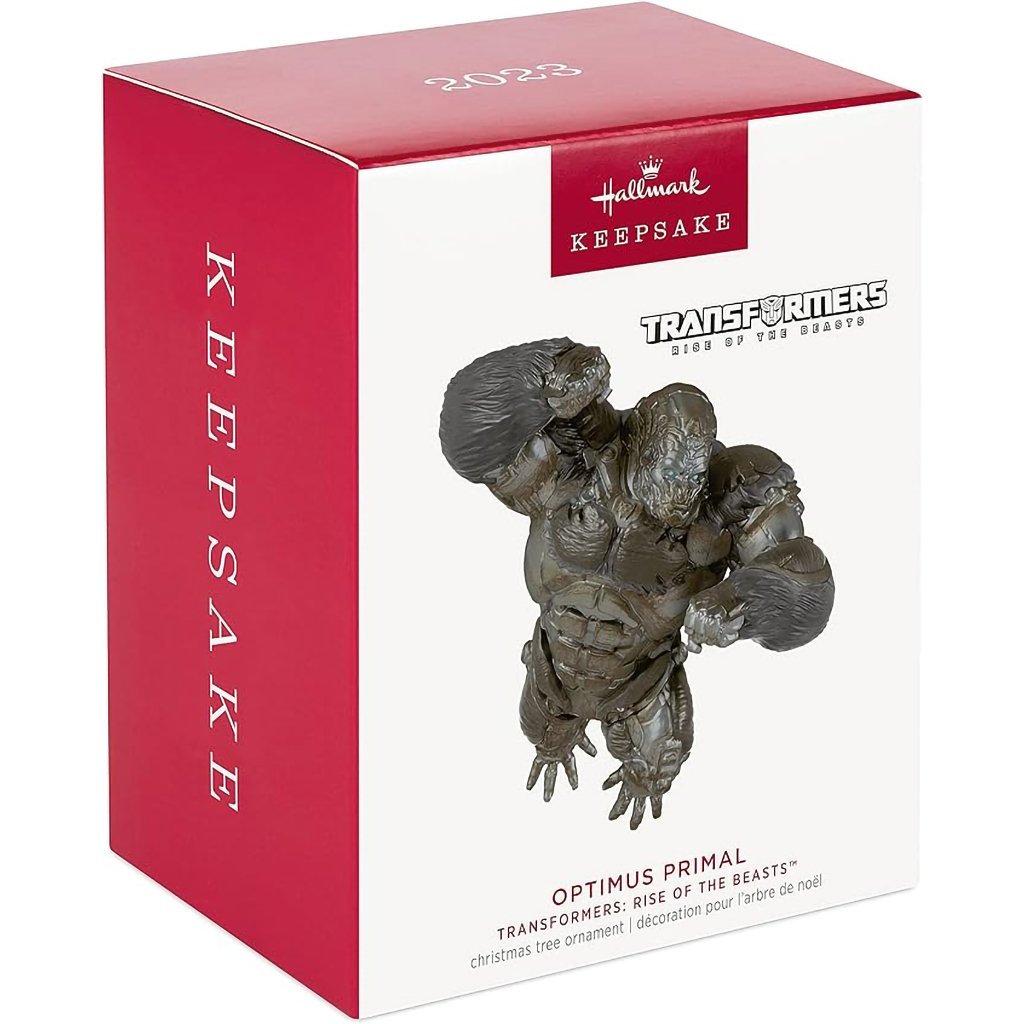 Hallmark  2023 Keepsake Ornament Transformers Rise of The Beasts Optimus Primal