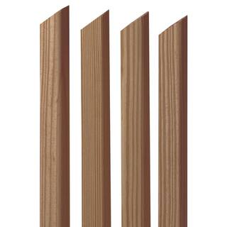 ProWood 6 ft. Walnut-Tone Southern Yellow Pine Stair Rail Kit with B2E Balusters 446449