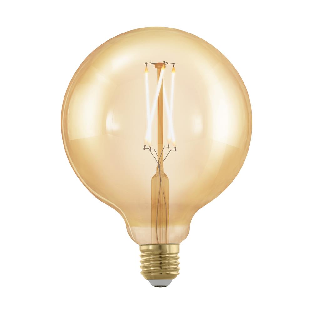 EGLO 11694 LED 4W Globe G125 E27 ES Golden Dimmable Lamp 320lm 1700k