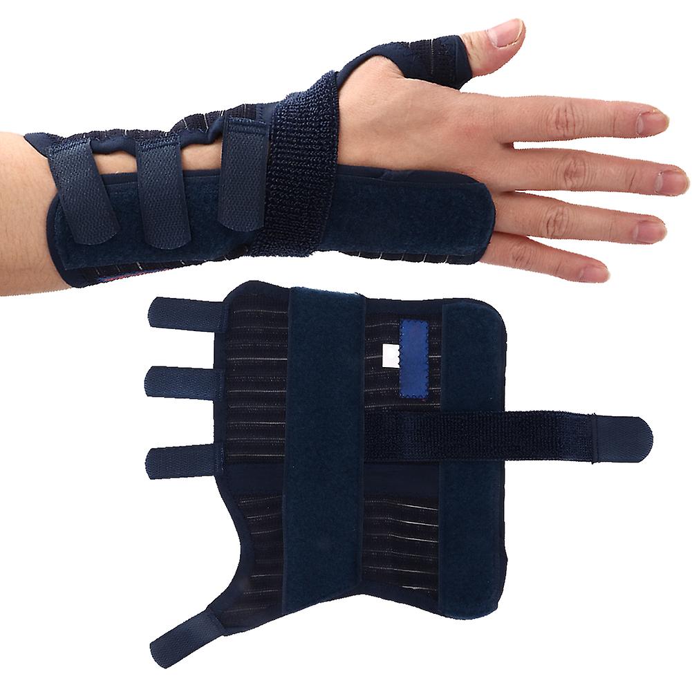 Wrist Joint Fixation Guard Band Steel Plate Breathable Correction Protector For Sprainright Hand L