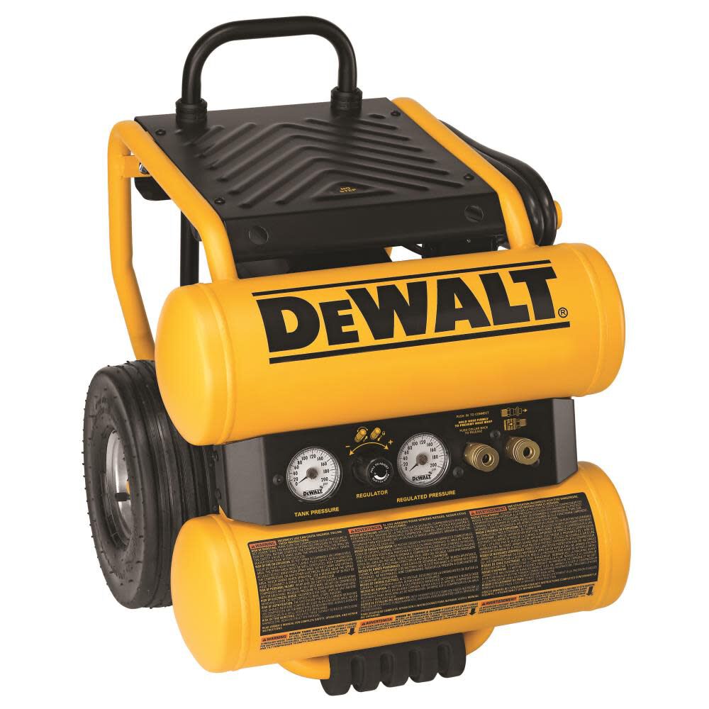 DW Heavy-Duty 1.1 HP 4 Gallon Electric Air Compressor (D55154) D55154 from DW