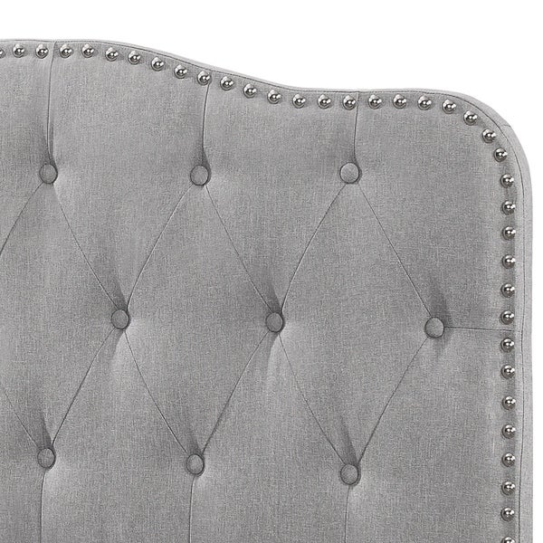 Best Quality Furniture Upholstered Queen/Full or Twin Button Tufted Headboard - - 17767730