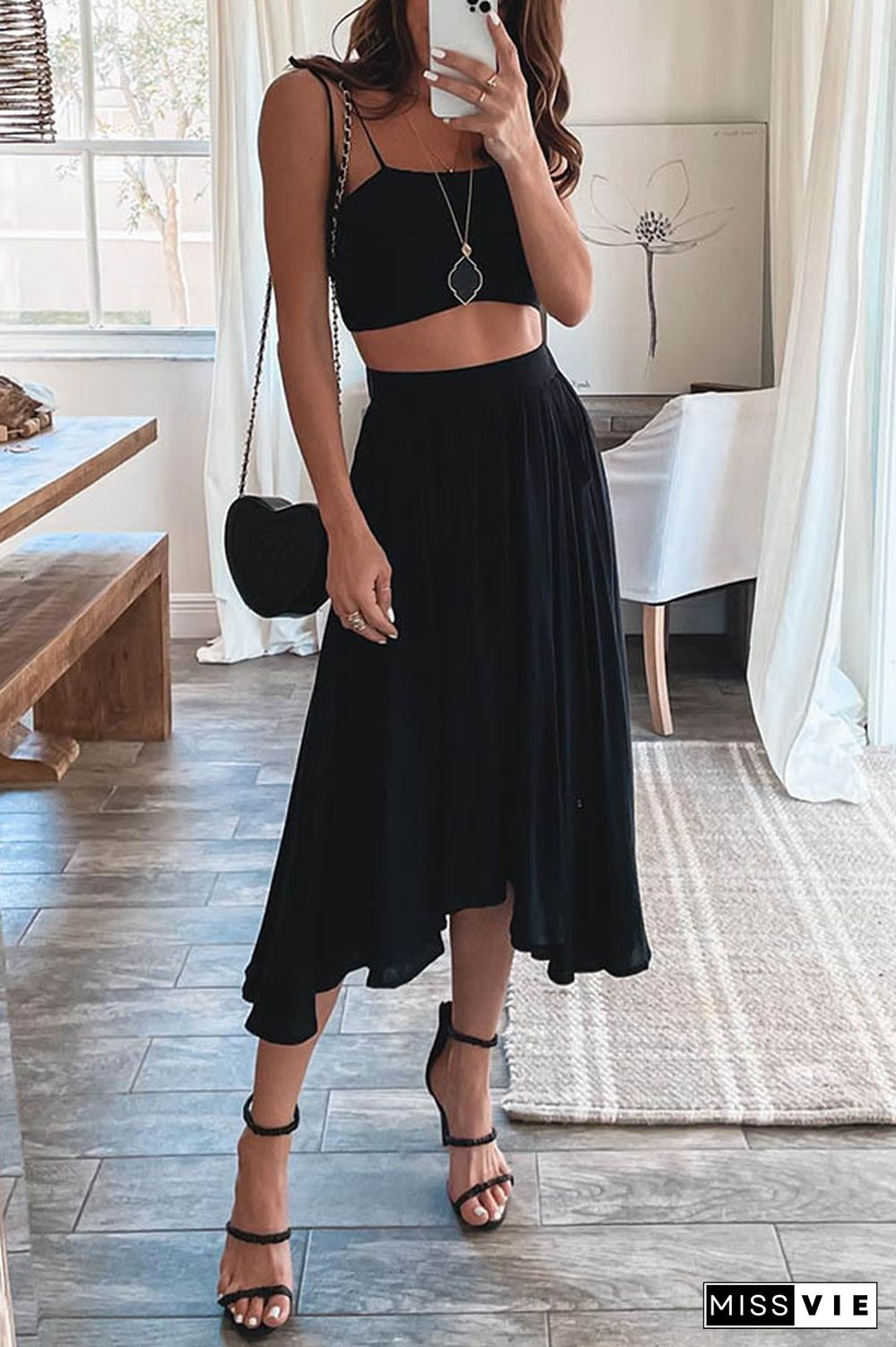 Meant To Be Two Piece Skirt Set