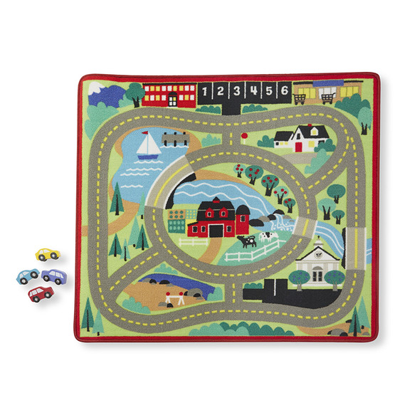 Melissa   Doug LCI9400 Round The Town Road Rug   C...