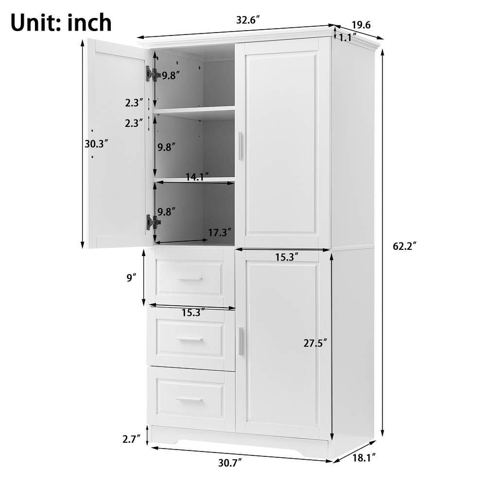 Tall and Wide Storage Cabinet