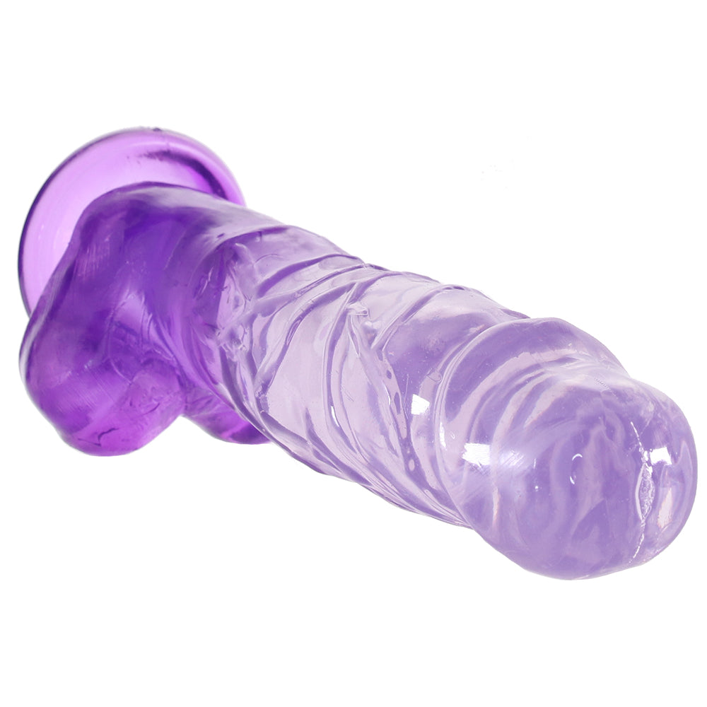 King Cock 8 Inch Ballsy Dildo in Purple