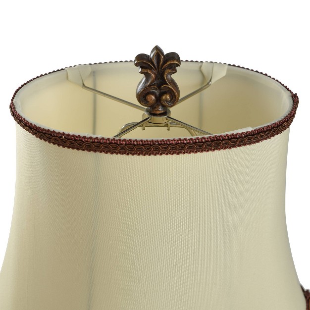 Maximus Table Lamp Bronze Finish With Ivory Shade Stylecraft