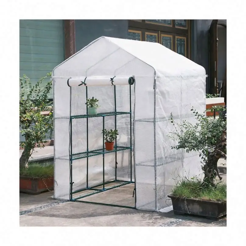 Greenhouses Outdoor Mini Polycarbonate Bed Stand Cast Iron Cover Beds Lin Hai Manufacturing  Small Top Garden Greenhouse