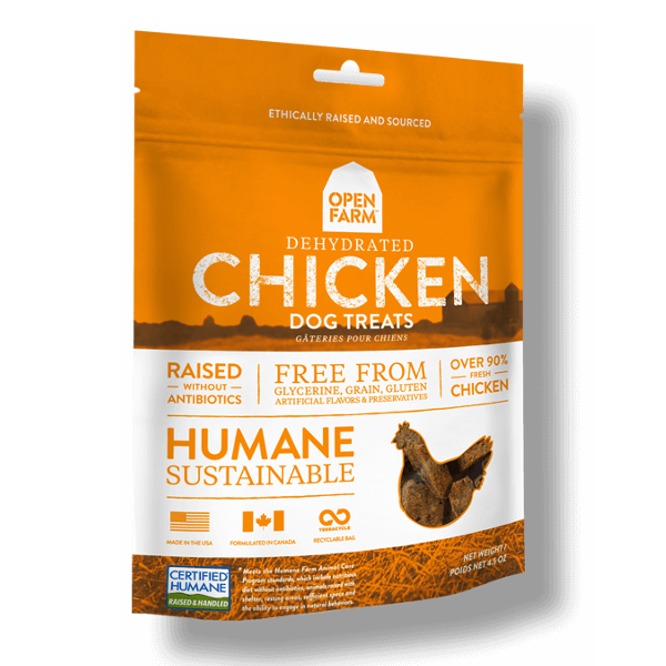 Open Farm Dehydrated Chicken Grain-Free Dog Treats 4.5 oz