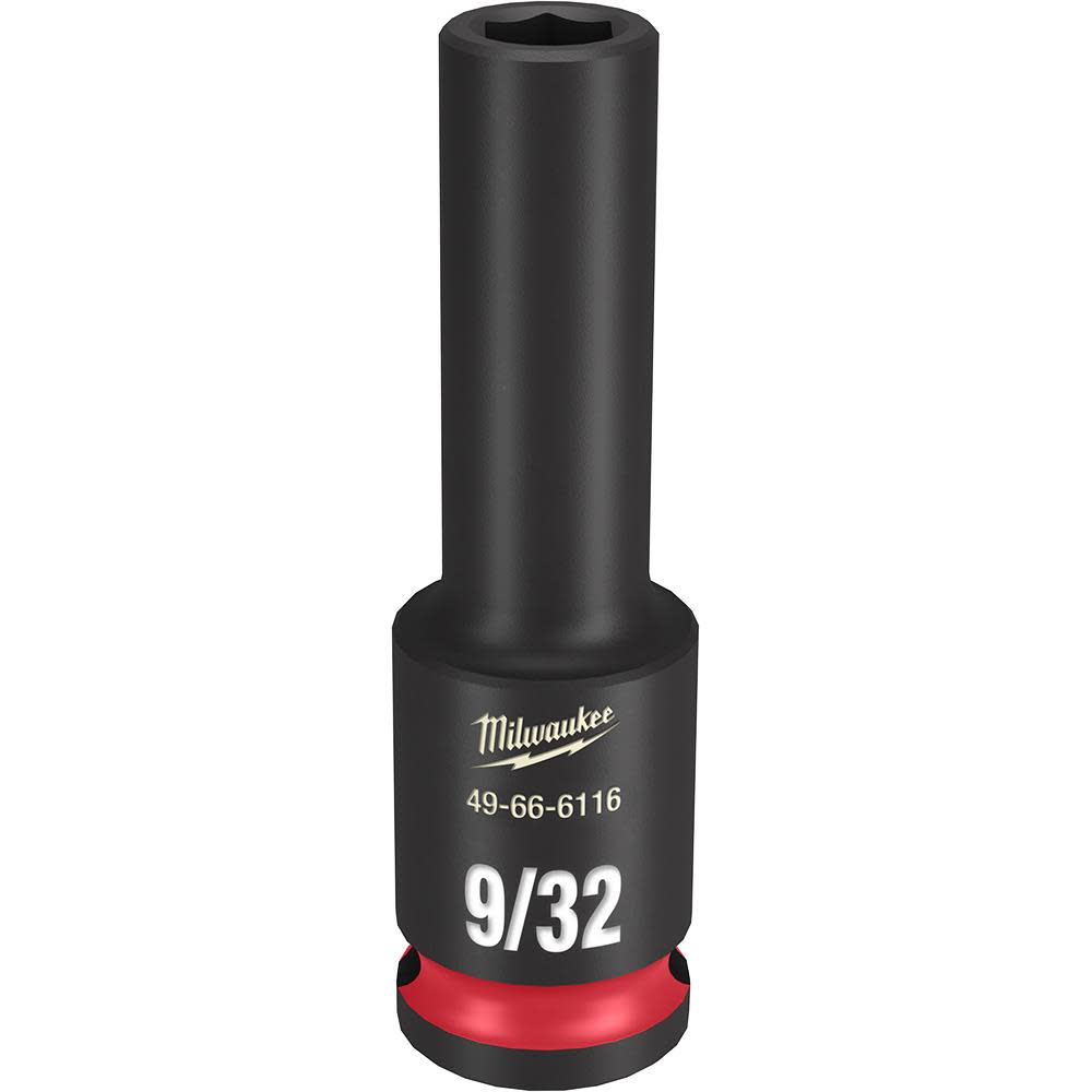 Milwaukee SHOCKWAVE Impact Duty Socket 3/8 Drive 9/32 Deep 6 Point 49-66-6116 from Milwaukee