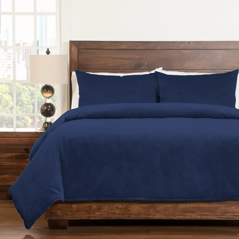 Padma Blue Bell 4 Piece Queen Bedding Collection