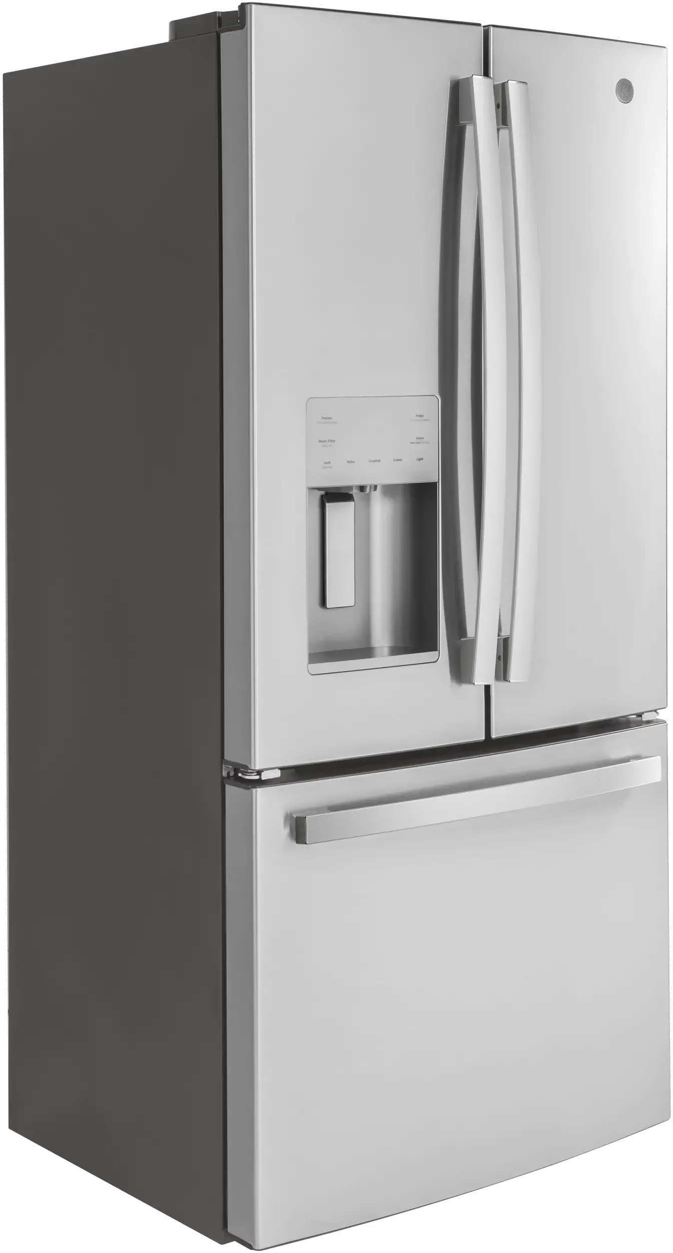 GE 17.5 cu ft French Door Refrigerator - Counter Depth Stainless Steel