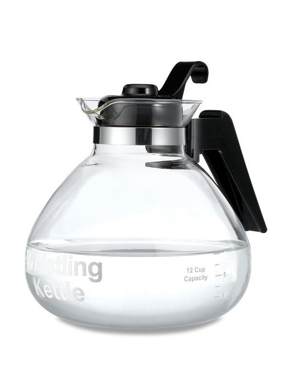 Medelco Clear Glass 6 pt Tea Kettle