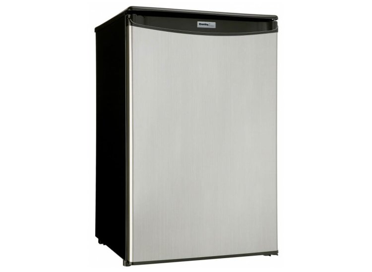 Danby Designer 4.4 Cu. Ft. Compact Refrigerator in Stainless Steel