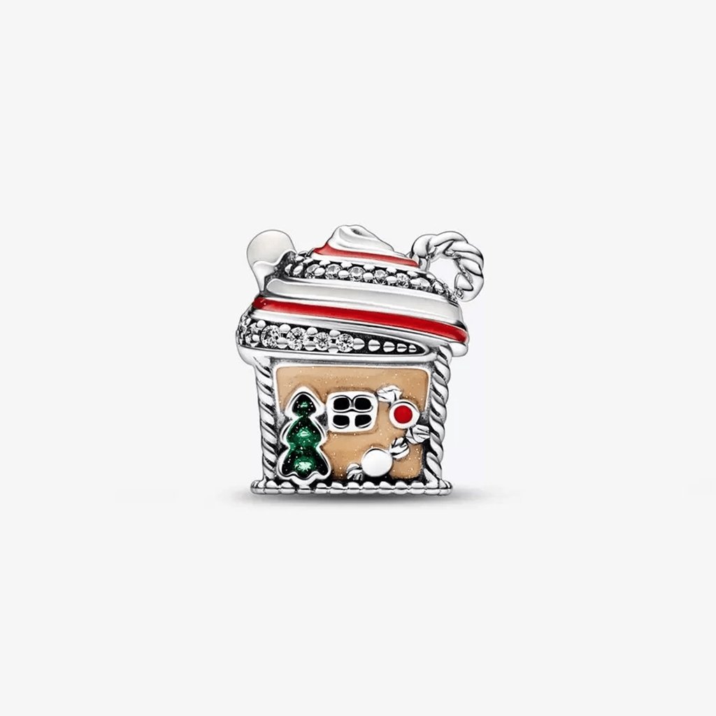 PANDORA  Festive Gingerbread House Charm