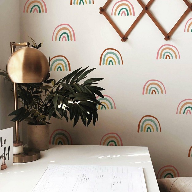 Retro Rainbow Peel And Stick Wall Decal Roommates