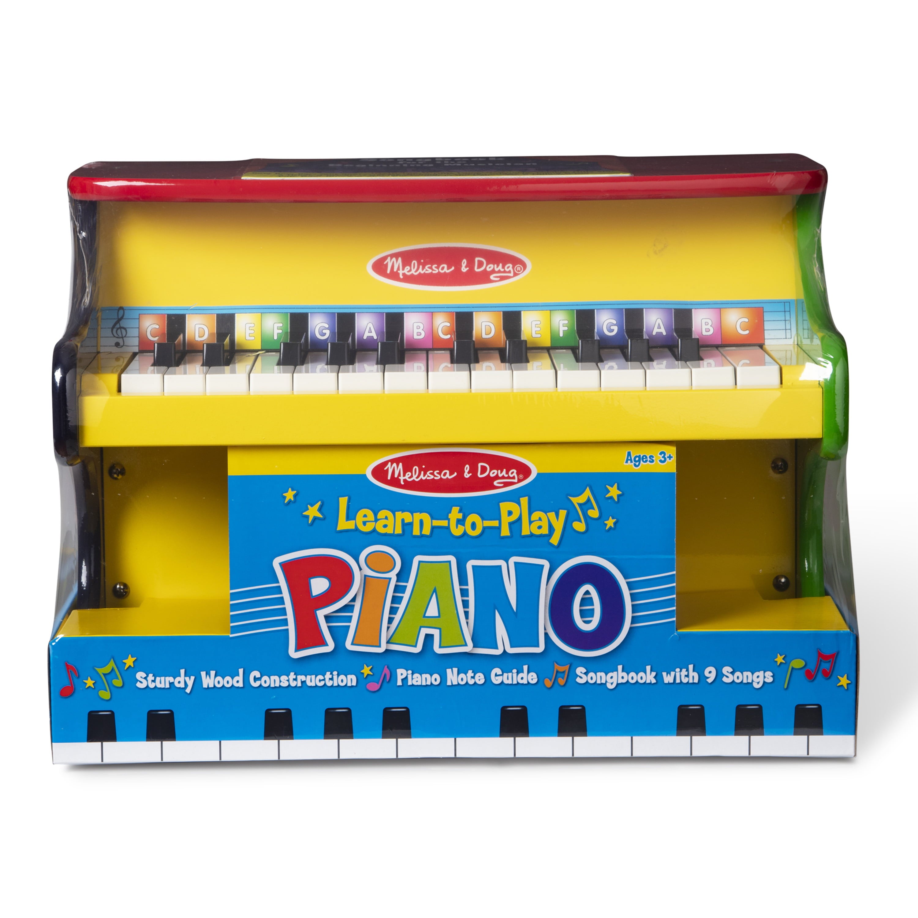 Melissa and Doug Learn-To-Play Toy Piano With 25 Keys and Color-Coded Songbook