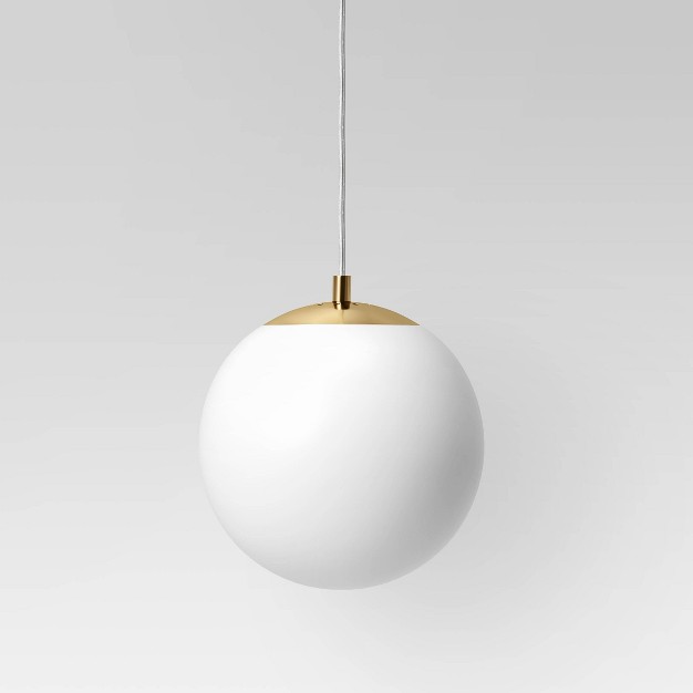 Globe Pendant White