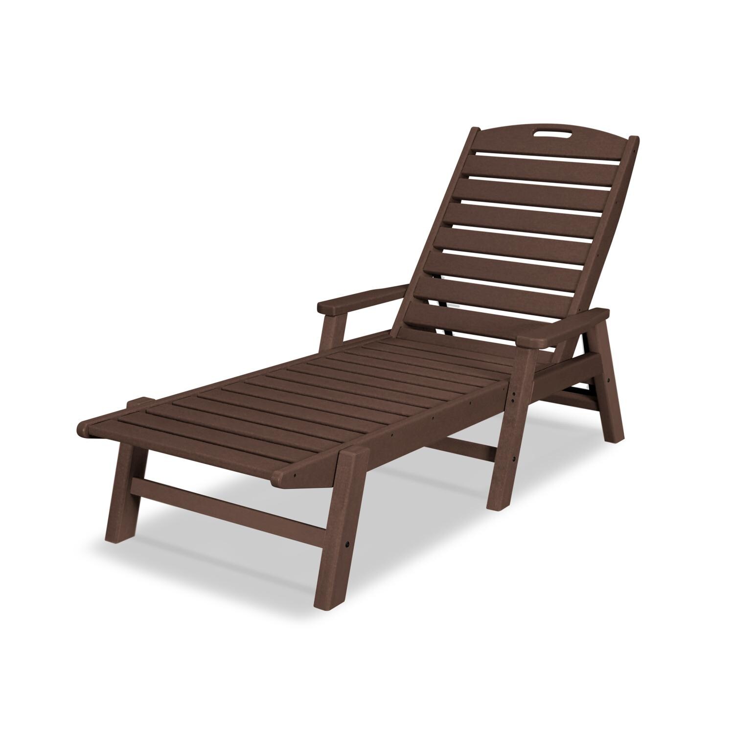 POLYWOOD Nautical Chaise W/Arms