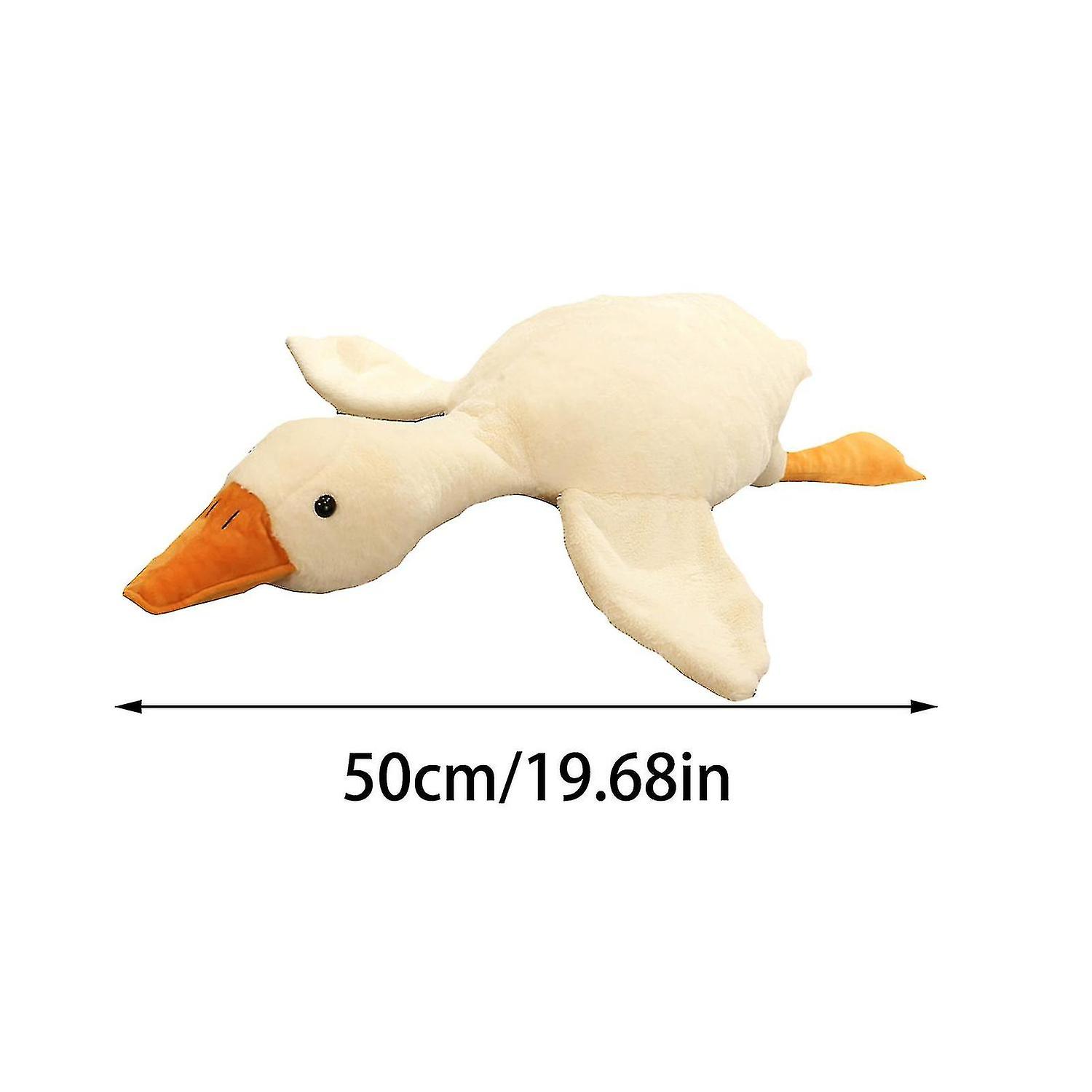 Goose Stuffed Animal Pillow Toy， Cute Giant White Goose Stuffed Animal Duck Plush Pillow，super Soft